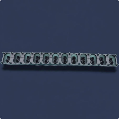 12-Key Contact Strip Long-Lasting Conductive Rubber Contact Strip Wear Resistant
