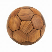 Soccer Ball Ornament Decorative Wooden Soccer Ornament No Celebration Decor for Display