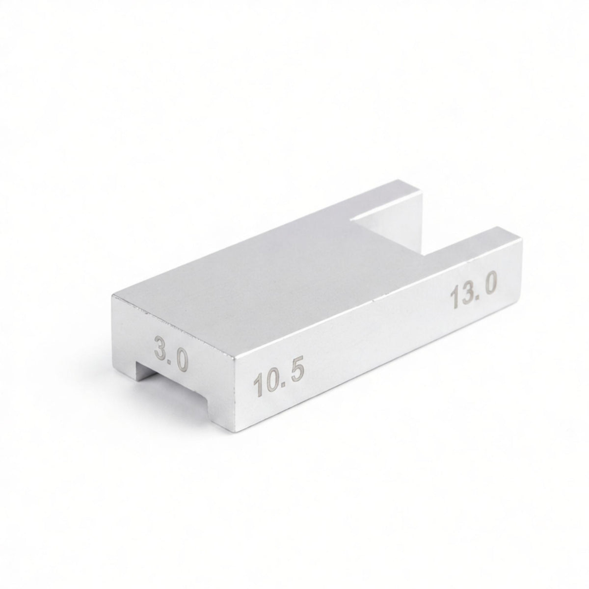 Black and White Piano Key Gauge Measuring Block Aluminum Alloy