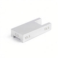 Black and White Piano Key Gauge Measuring Block Aluminum Alloy