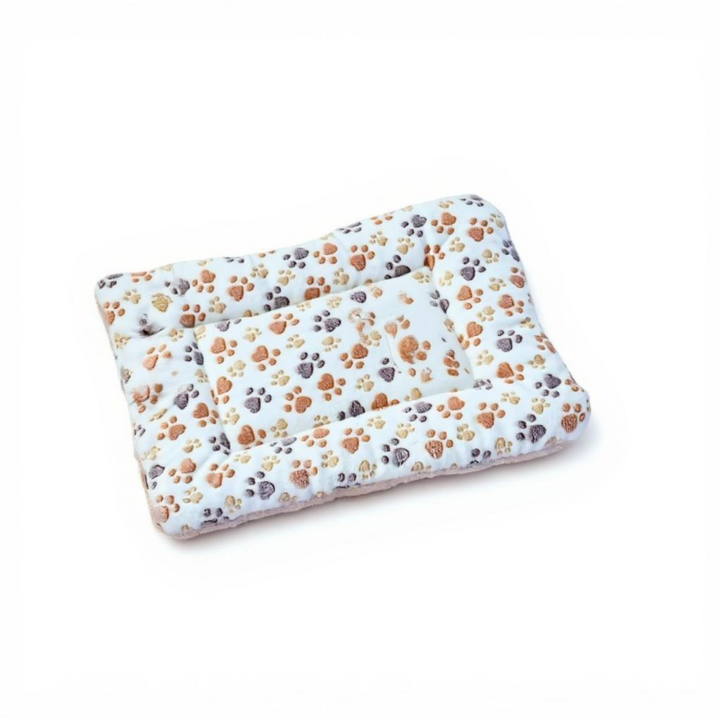 Machine washable plush pet bed