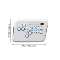 Fighting Game Keyboard Rounded Corners Fighting Game Keyboard Controller RGB Lighting Button-Only Controller