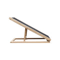 Adjustable Wooden Pet Ramp Sturdy Wood Frame Foldable Dog Stairs Foldable Dog Ramp Strong Load-Bearing Wooden Pet Ladder