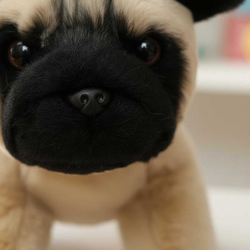 Realistic Dog Stuffed Animal Embroidered Eyes Chihuahua Stuffed Animal Cute