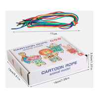 Rope Threading Game Rounded Edges Children's Activity Hand-Eye Coordination