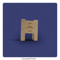 Piano Black Key Height Block Easy to Use Black Key Measuring Block