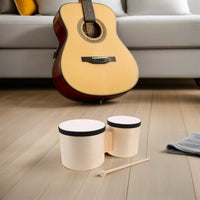 Bongo Drum Set Early Education Tool Percussion Instrument Easy to Learn