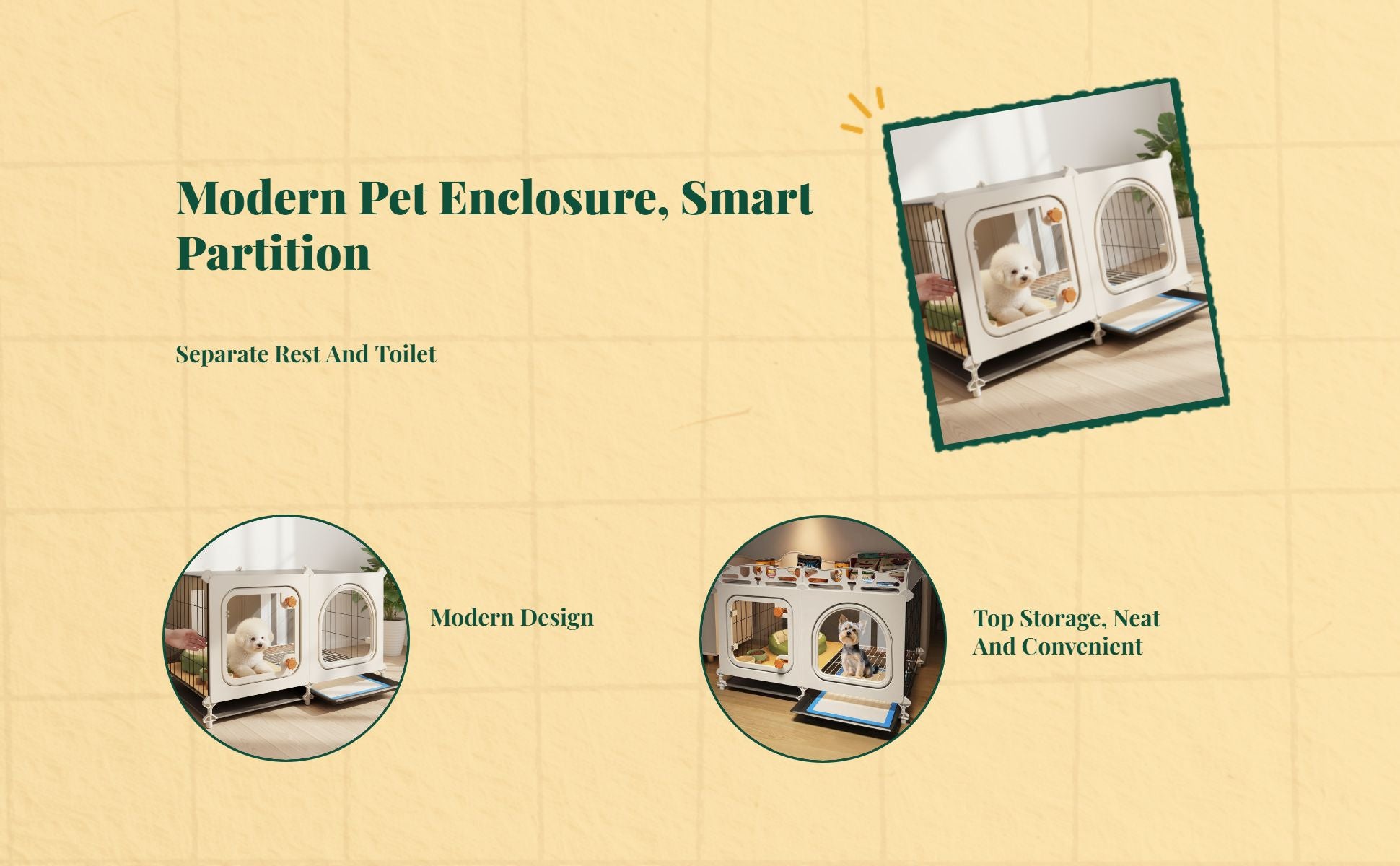Leak-resistant dog crate for training