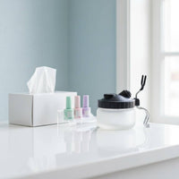 Airbrush Cleaning Jar Perforated Cap Airbrush Rinse Jar Mixing Palette Lid