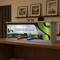 1:64 Parking Garage Display Scene Clear Acrylic Collectible Accessory Dust