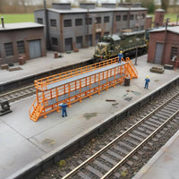 Double-Deck Rail Maintenance Platform Detailed Miniature for Display Model