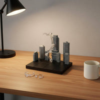 Cityscape Display Stage Dynamic Posing Robot Model Battle Diorama Easy Assembly Articulated Figure Support Stand for Hobbyists, Toy Photography