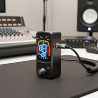 Chromatic Pedal Tuner Lightweight Mini Pedal Tuner Fast and Accurate Music Accessory for Guitarists, Stage, Rehearsal