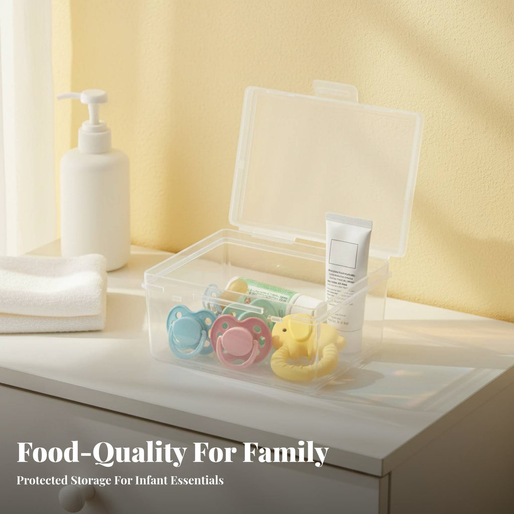 Round Teether Case Food Grade Pacifier Storage particle-resistantresistant for travel, Infants