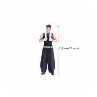 Towel Holding Auto Technician Figure Detailed Paint Auto Technician Figurine Painted Miniature Worker Figurine for Diorama Builders, Display Shelf