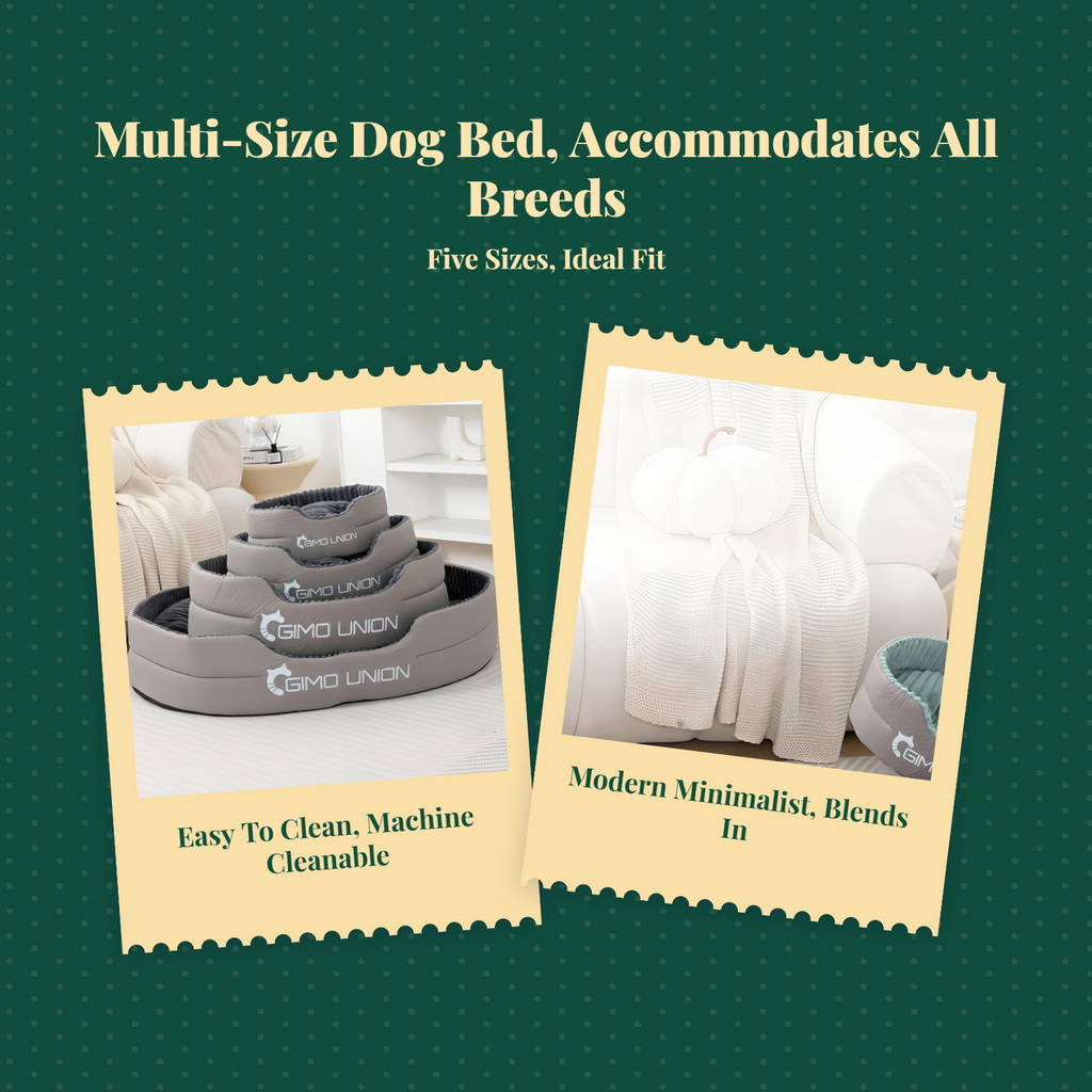 Orthopedic washable dog bed