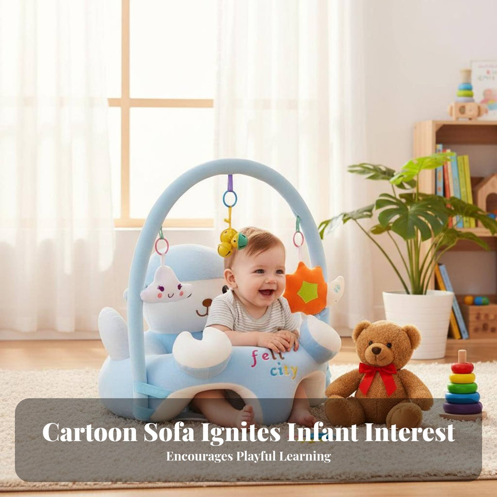 creatureShaped Sit-up Assistant Machine Washable Baby Seat Easy to Wash