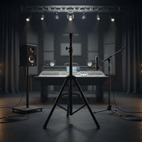 6 Pieces Tripod Speaker Stand Foldable Adjustable Speaker for Karaoke