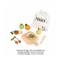 Wooden Fruit Set Hand-Eye Coordination Wooden Vegetable Toy