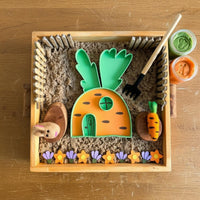 Carrot House Sand Toy Set 3D Printed Play Mold Set for Children, Toddlers