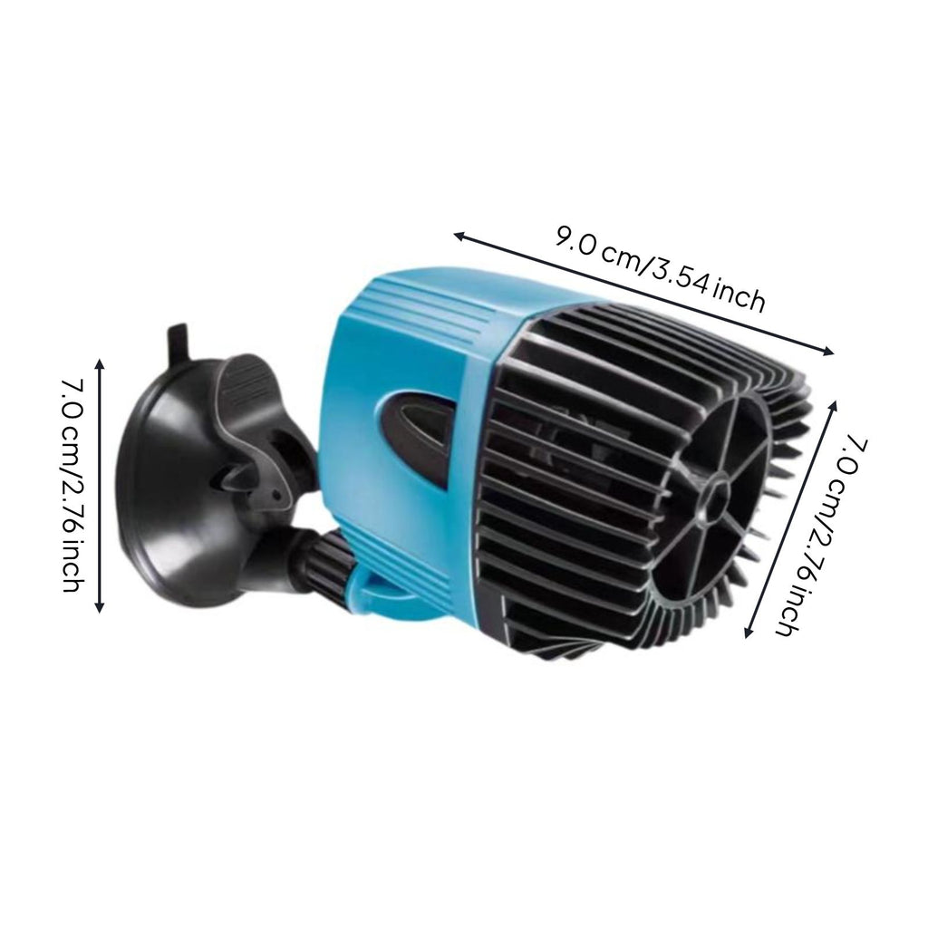 Adjustable aquarium wave pump