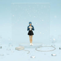 1/64 Miniature Woman Figurine Realistic Details Painted Resin Figurine Collectible Miniature Figure Ornament for Desk