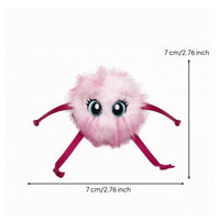 Automatic Cat Ball Toy Touch-Activated Fuzzy Cat Toy Ball Electric