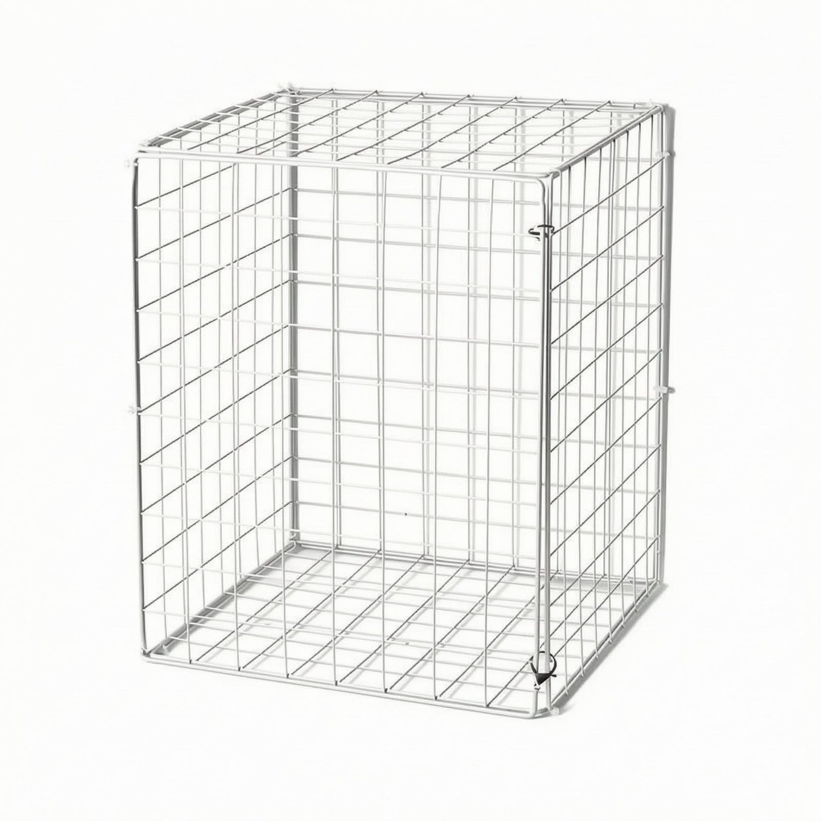 Metal Wire Cat Kennel Square Mesh Wire Cat Cage Rigid Frame