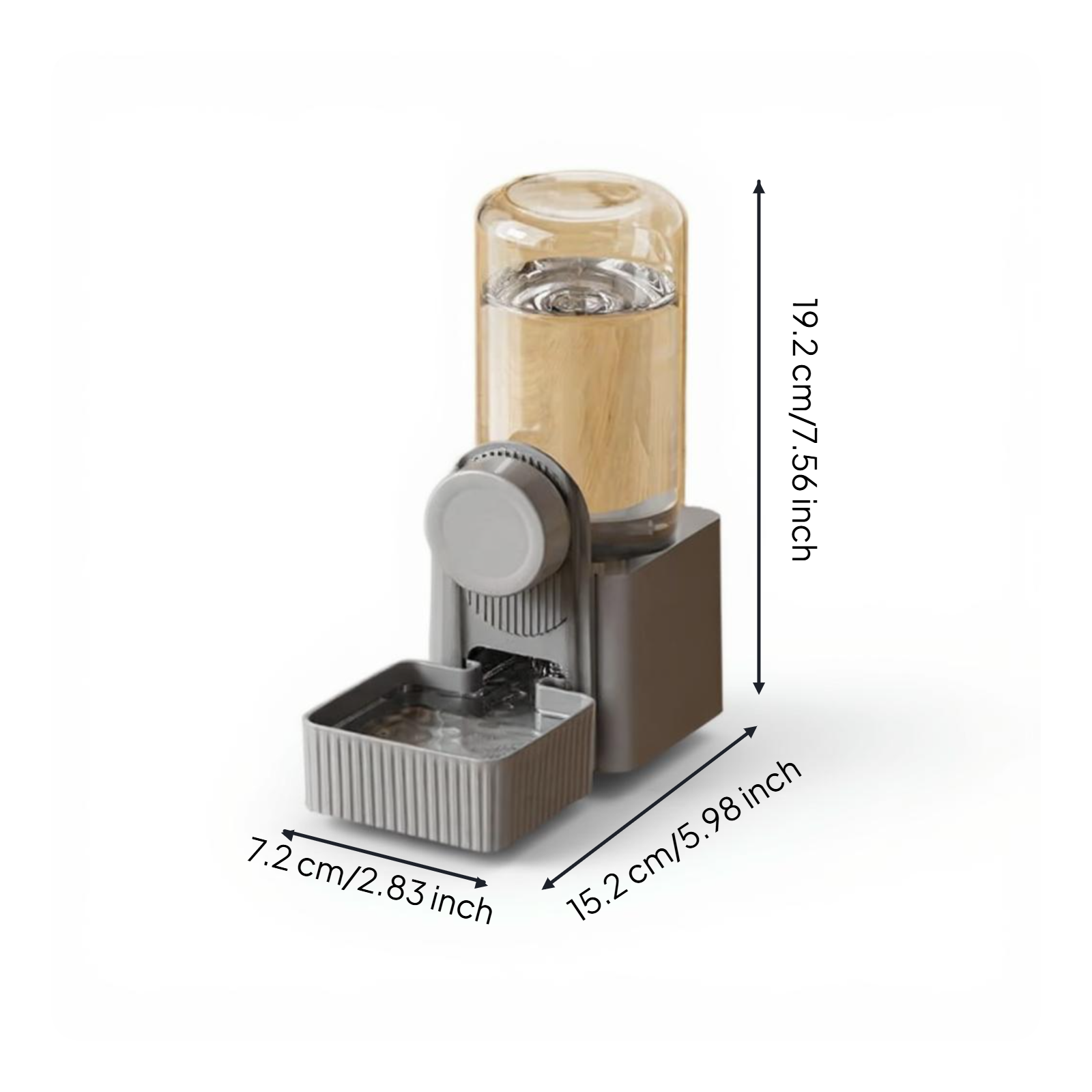 Leakproof pet water dispenser