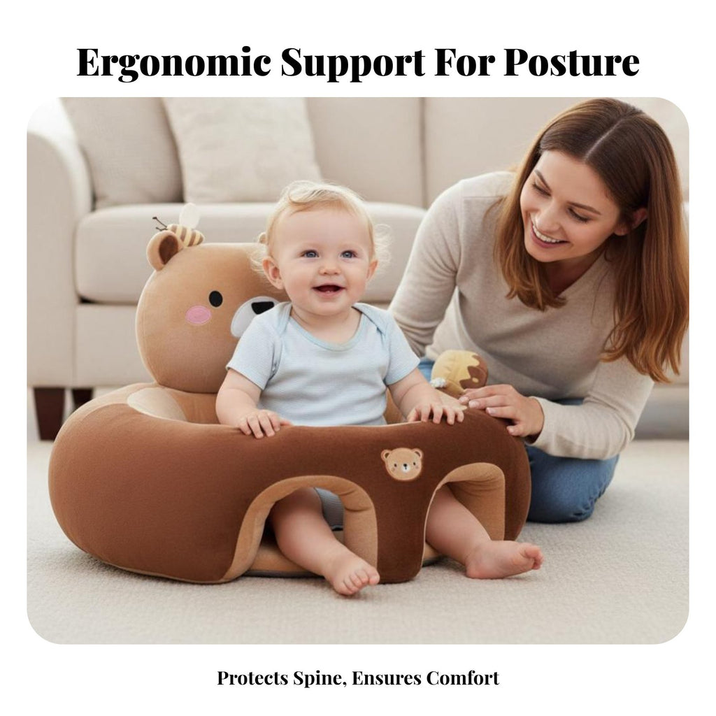Inflatable Sit-up Training Chair Portable Infant Floor Seat Multi-Functional