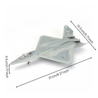 YF-23 Model Plane Glue-No-Glue Low-Observable Fighter Model Easy Assembly