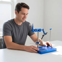 Fly Tying Vise Easy to Adjust Tabletop Fly Tying Vise 3 Mm Jaw Opening