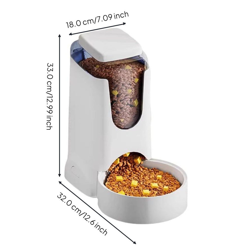 Large auto pet feeder, no power needed