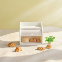 1:12 Scale Bread Cabinet Realistic Design for Miniature Scene, Collectors, Kids