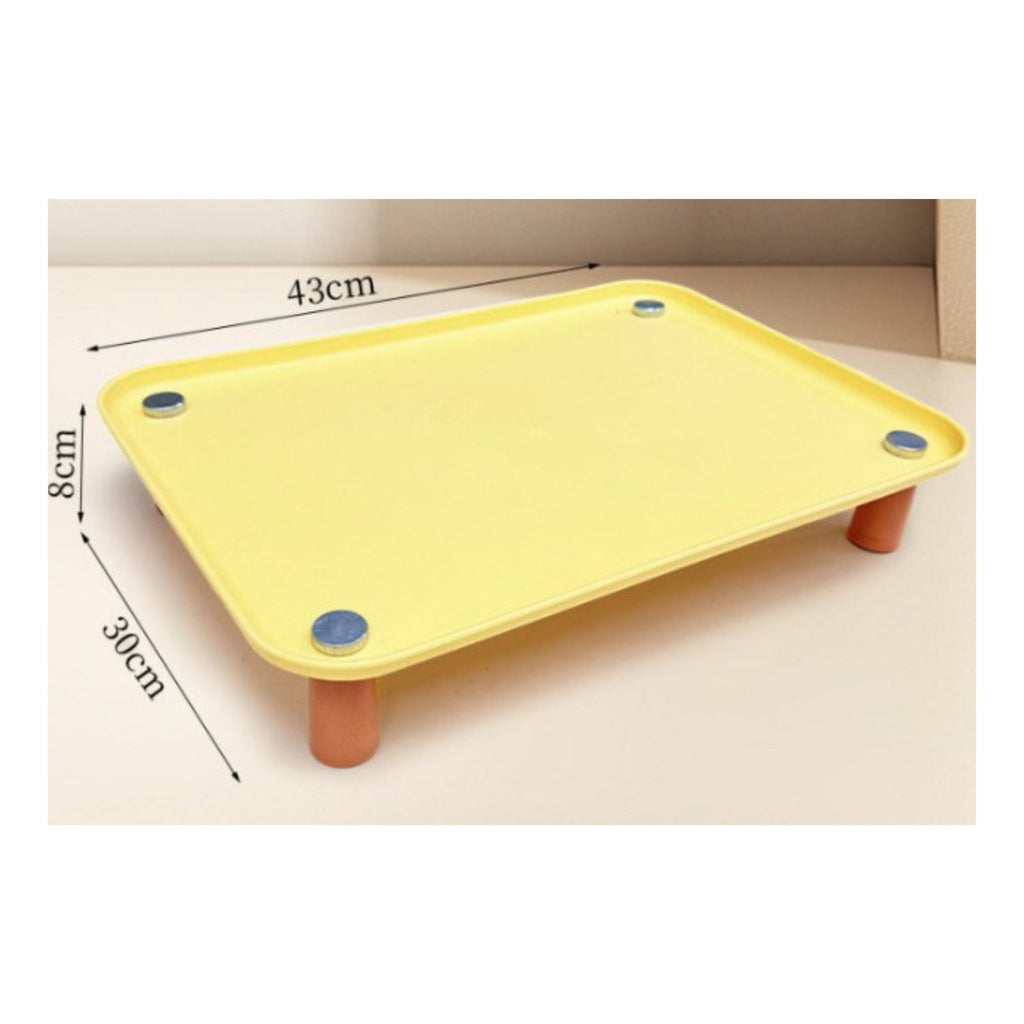 Raised Cat Bowl Stand Easy to Clean Cat Food and Water Tray for Indoor