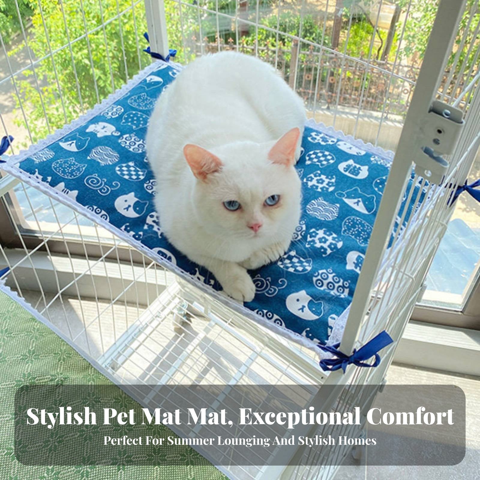 Woven Cooling Mat Breathable Woven Pet Mat resistant to wearResistant for Sofa