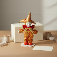 Ornamental Doll Statue Gift Idea Porcelain Clown Figurine Auspicious Charm