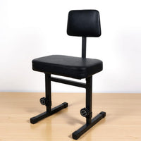 Adjustable Piano Stool with Backrest Heavy Duty Piano Bench Musical Instrument Accessory for Pianists