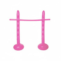 Inflatable High Jump Game Promotes Active Play Portable Party Bend-and-Lower Kit