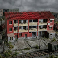 N-Scale Building Railway Scenery Miniature House Detailed for Hobbyists