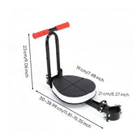Electric Bike Child Seat Anti-Slip Handrail Front Mount Child Bike Seat