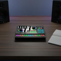 Phone Computer Sound Card Multi-Control Control Live Sound Card 48V Specter Power Live Audio Mixer for Streamers, Singers, Sing-Along