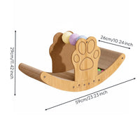 Cat Scratching Rocking Chair Wear Resistant Pet Furniture Construction