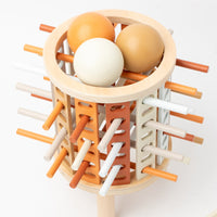 Pisa Structure Balance Toy Educational Wooden Balancing Structure Perforated
