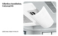 Improved Airflow Control Central Air Conditioner Wind Deflector Drill-Effortless Installation Anti-Direct Blowing Guard Universal Fit Air Conditioner Deflector Long-Lasting ABS Material for Elderly, Children, Families, Bedroom, Study Room, Home, Nursery