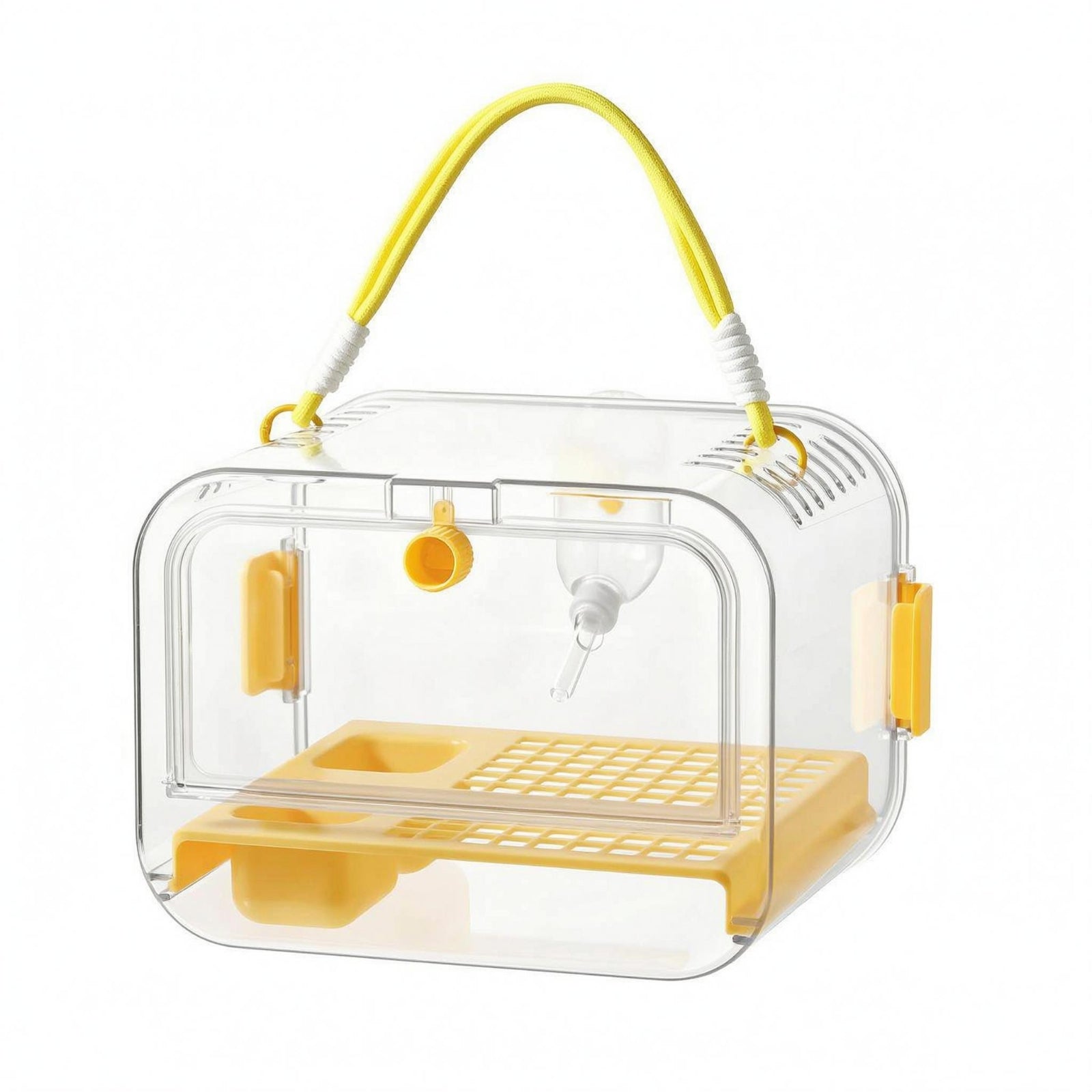 Portable Parrot Carrier Hard Plastic Portable Avian Carrier Carry Handle