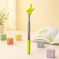 Telescopic Finger Pointer Portable Learning Tool Lightweight for Reading, Kids