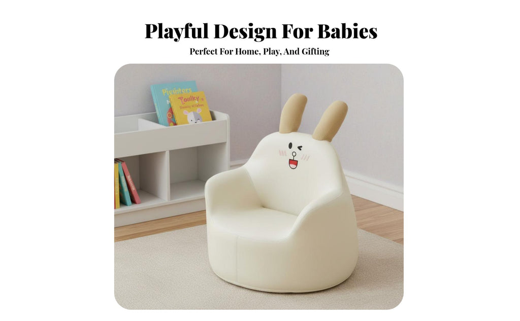creatureShaped Floor Sofa Cute Design Kids' Furniture Giftable for literature corner