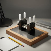 Mini Desktop Vise Multi-Angle Precision Vise Sturdy Aluminum Build for Sanding