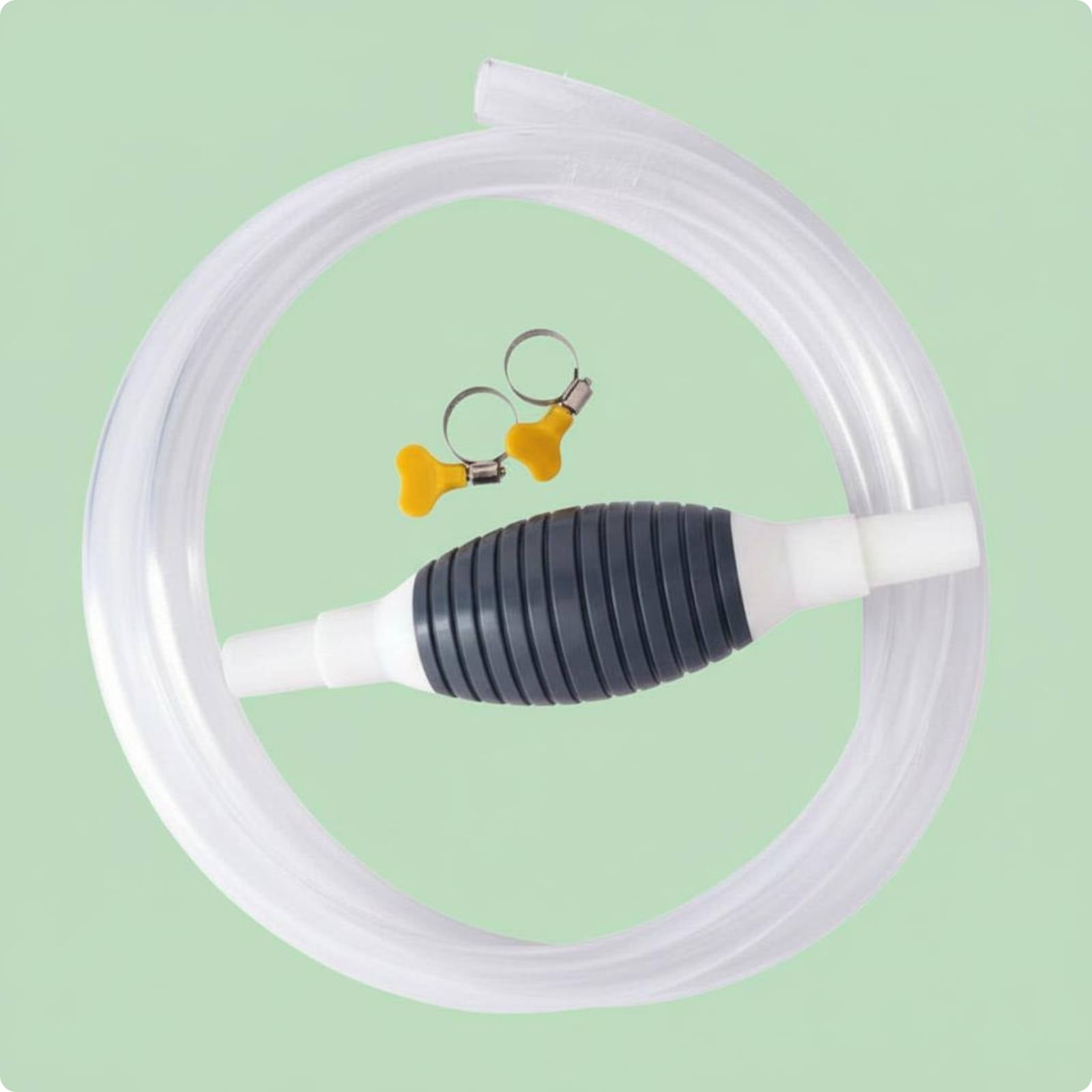 Aquarium Water Changer Large Flow Manual Siphon Pump